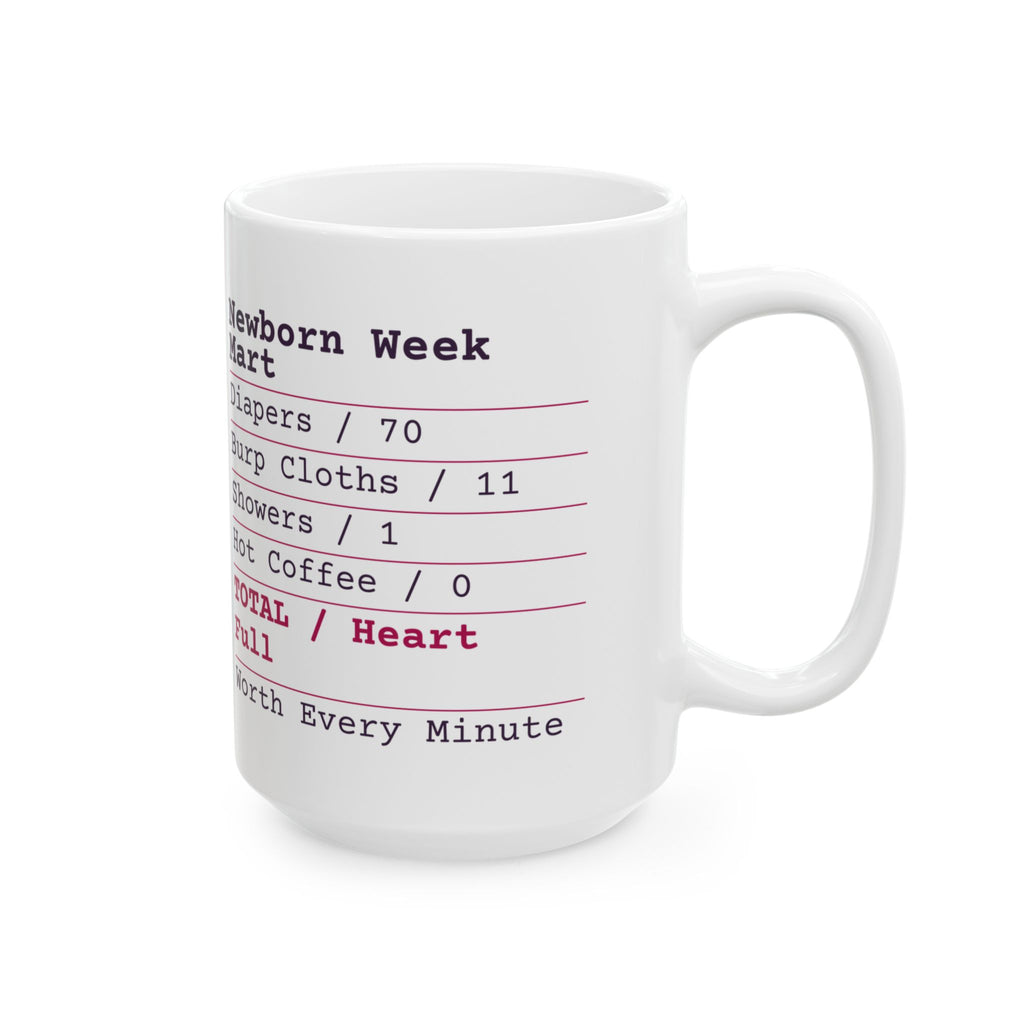 New Mom Coffee Mug Newborn Week Receipt For First Time Moms