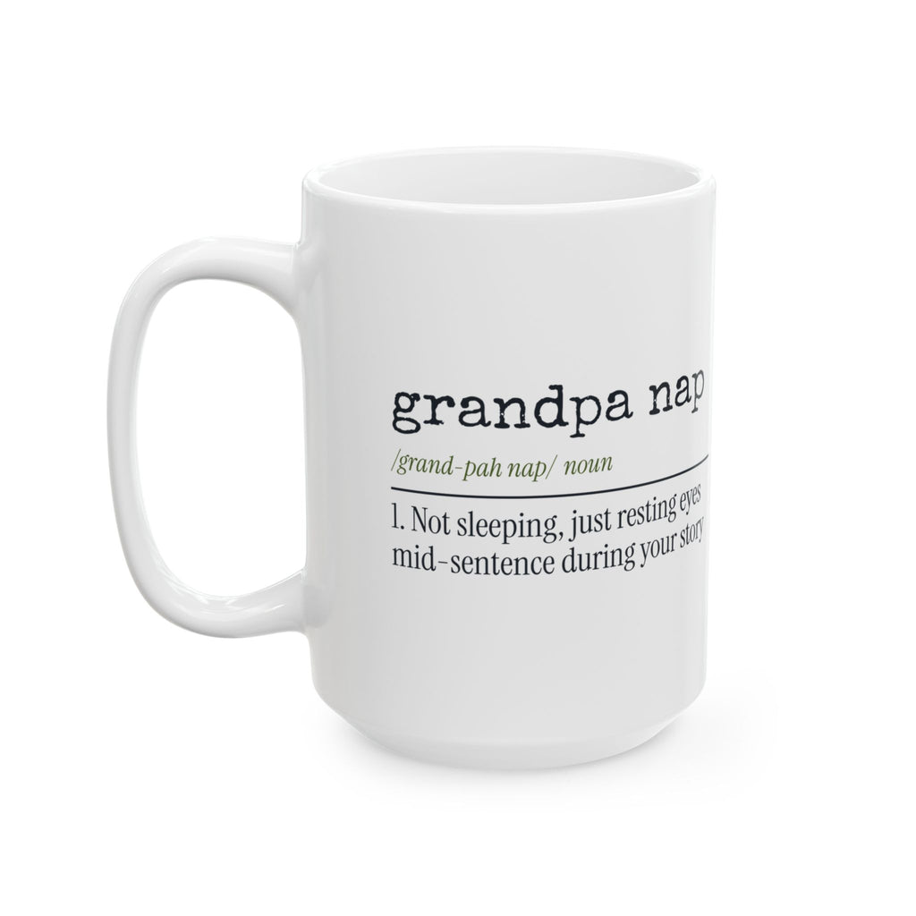 Funny Grandpa Nap Dictionary Coffee Mug For Grandpa