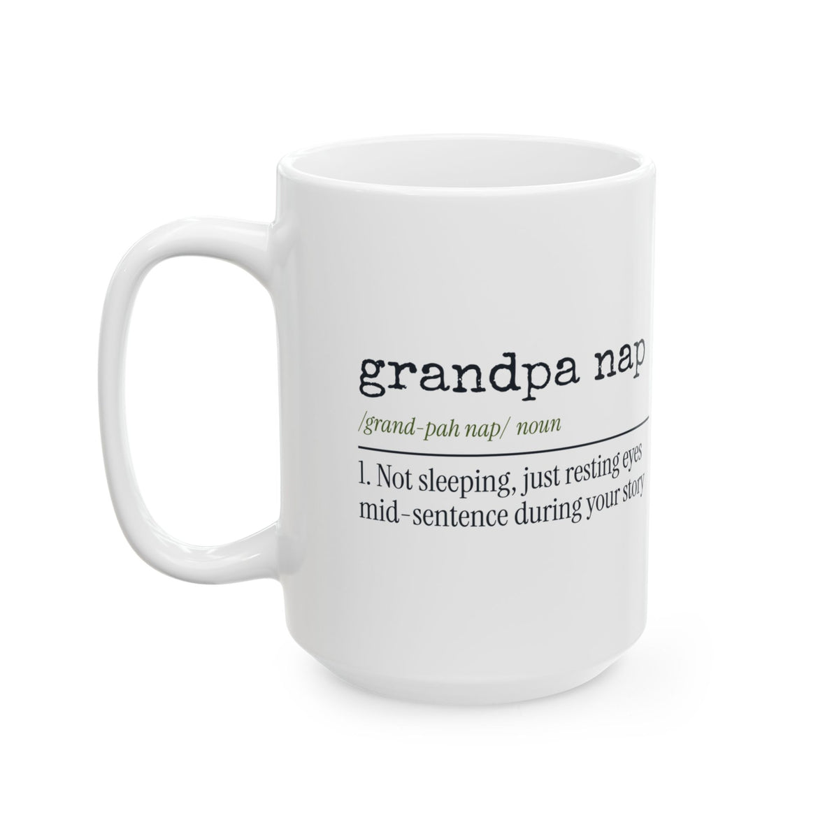 Funny Grandpa Nap Dictionary Coffee Mug For Grandpa