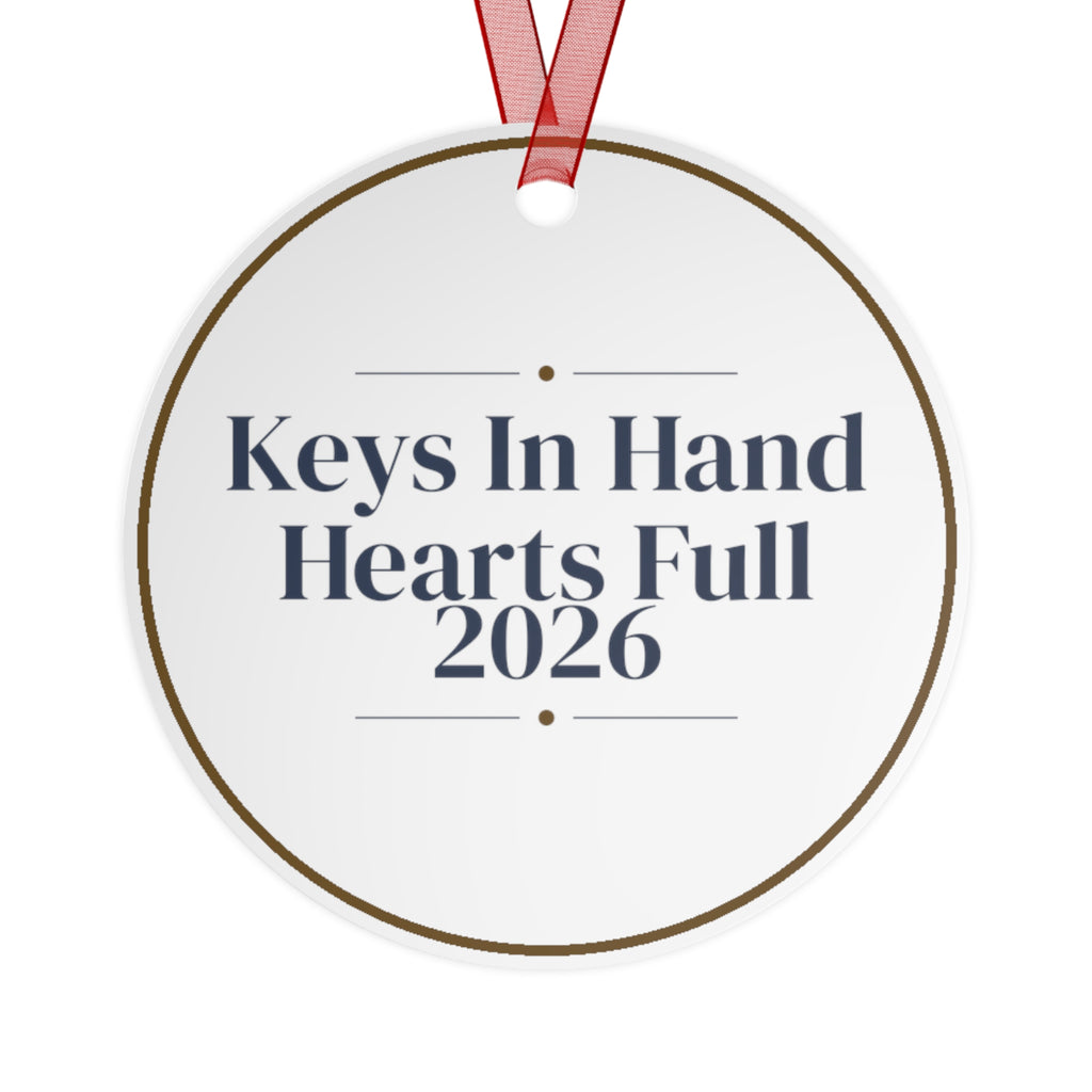 First Christmas In Our New Home Ornament Keys In Hand Hearts Full 2026