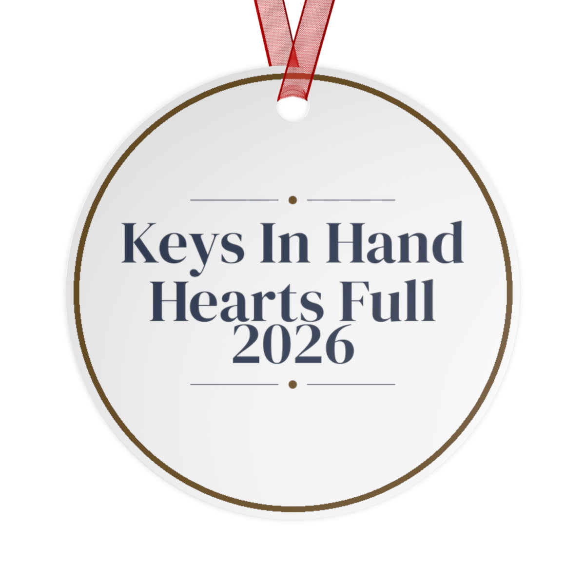 First Christmas In Our New Home Ornament Keys In Hand Hearts Full 2026