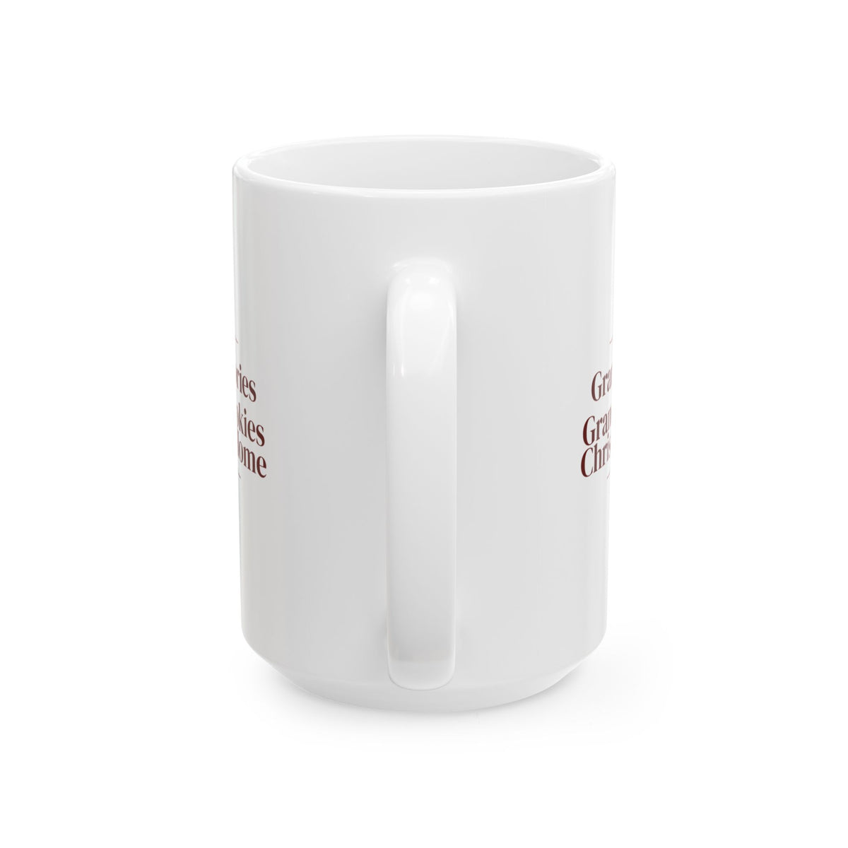 Christmas Coffee Mug Grandpa's Stories Grandma's Cookies Grandparents