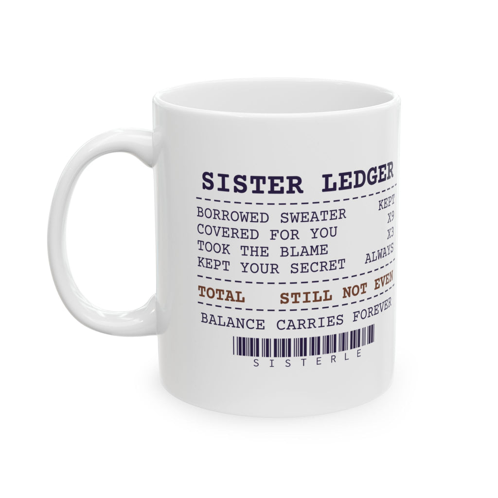Funny Sister Coffee Mug Still Have Your Sweater Receipt For Sisters