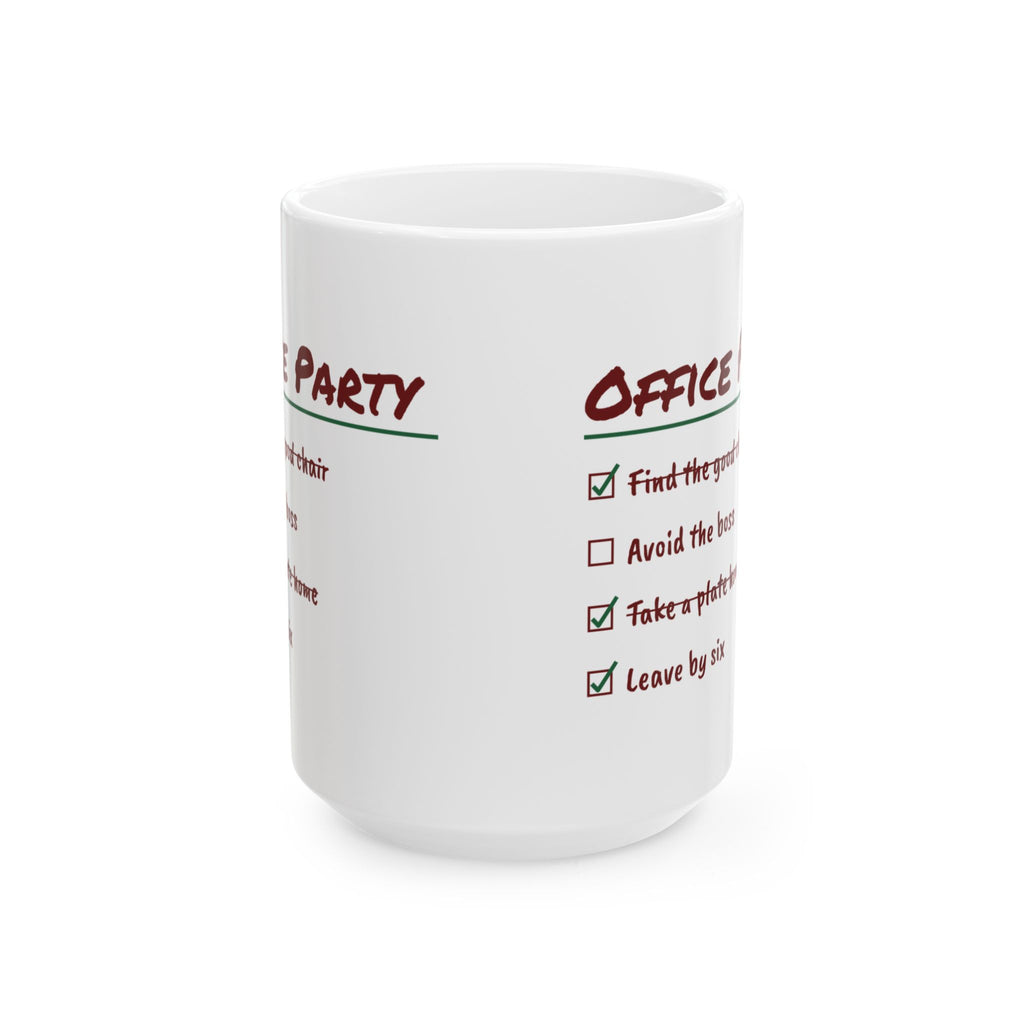 Funny Christmas Coworker Coffee Mug Take A Plate Home Leave By Six