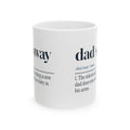 Funny New Dad Coffee Mug Dad Sway Dictionary Definition