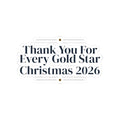 Teacher Christmas Sticker Thank You For Every Gold Star 2026
