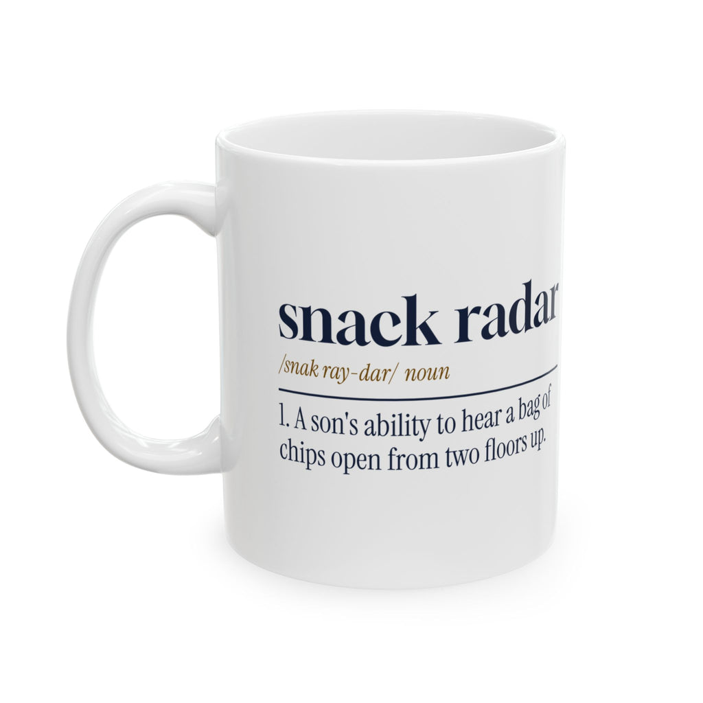 Funny Son Coffee Mug Snack Radar Dictionary Definition