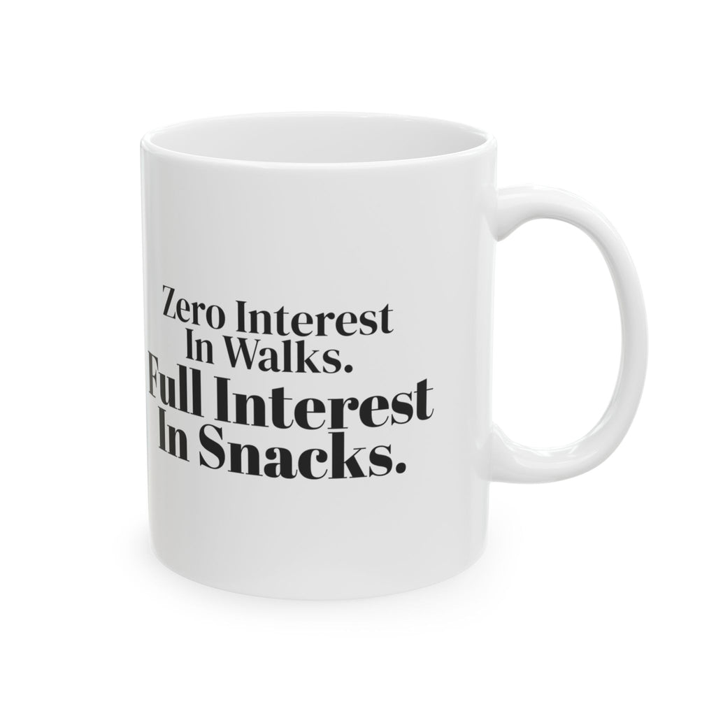 Funny Frenchie Coffee Mug Zero Interest In Walks