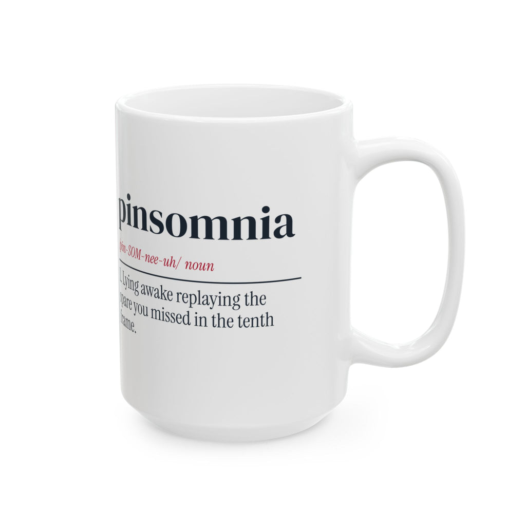 Funny Bowling Coffee Mug Pinsomnia Definition For Bowlers