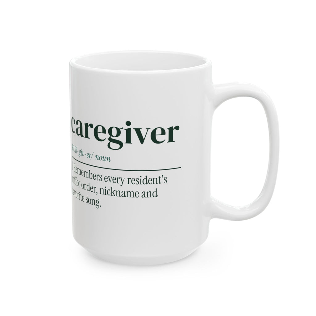 Caregiver Coffee Mug Knows Every Coffee Order Definition For Aides