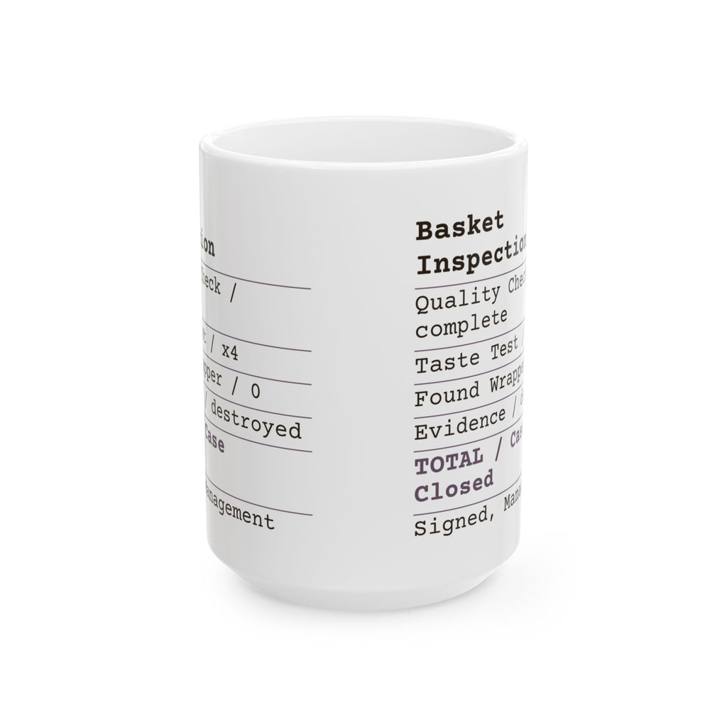 Funny Easter Candy Inspector Receipt Coffee Mug For Parents