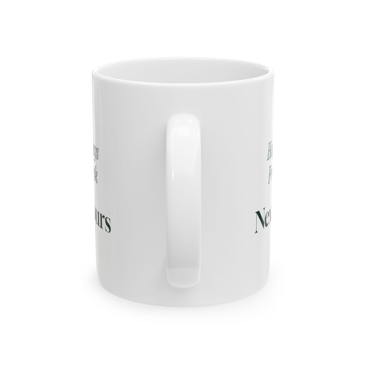 Christmas Coffee Mug For Coworkers Happy Holidays From The Desk Nearby