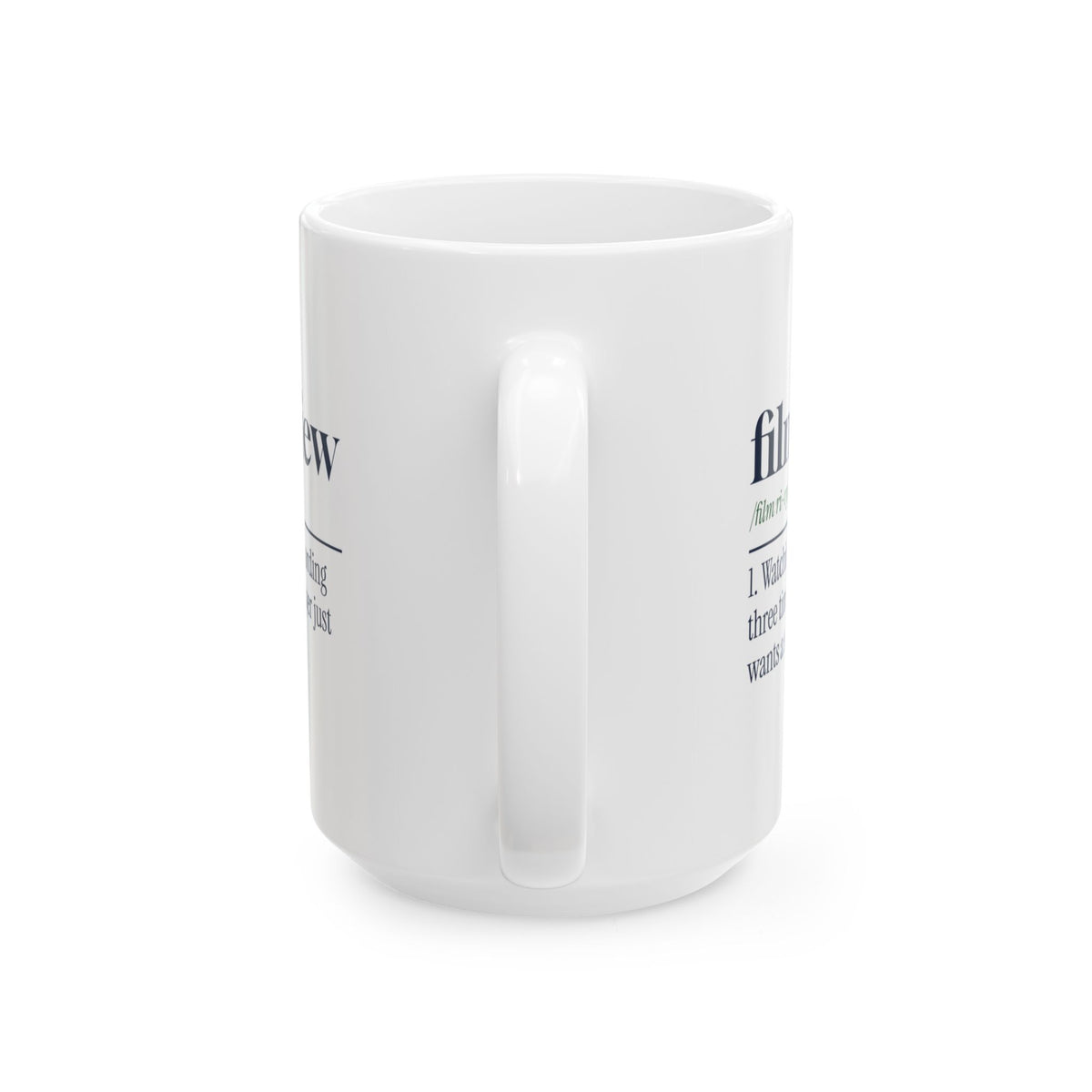 Funny Football Dad Coffee Mug Film Review Dictionary Definition