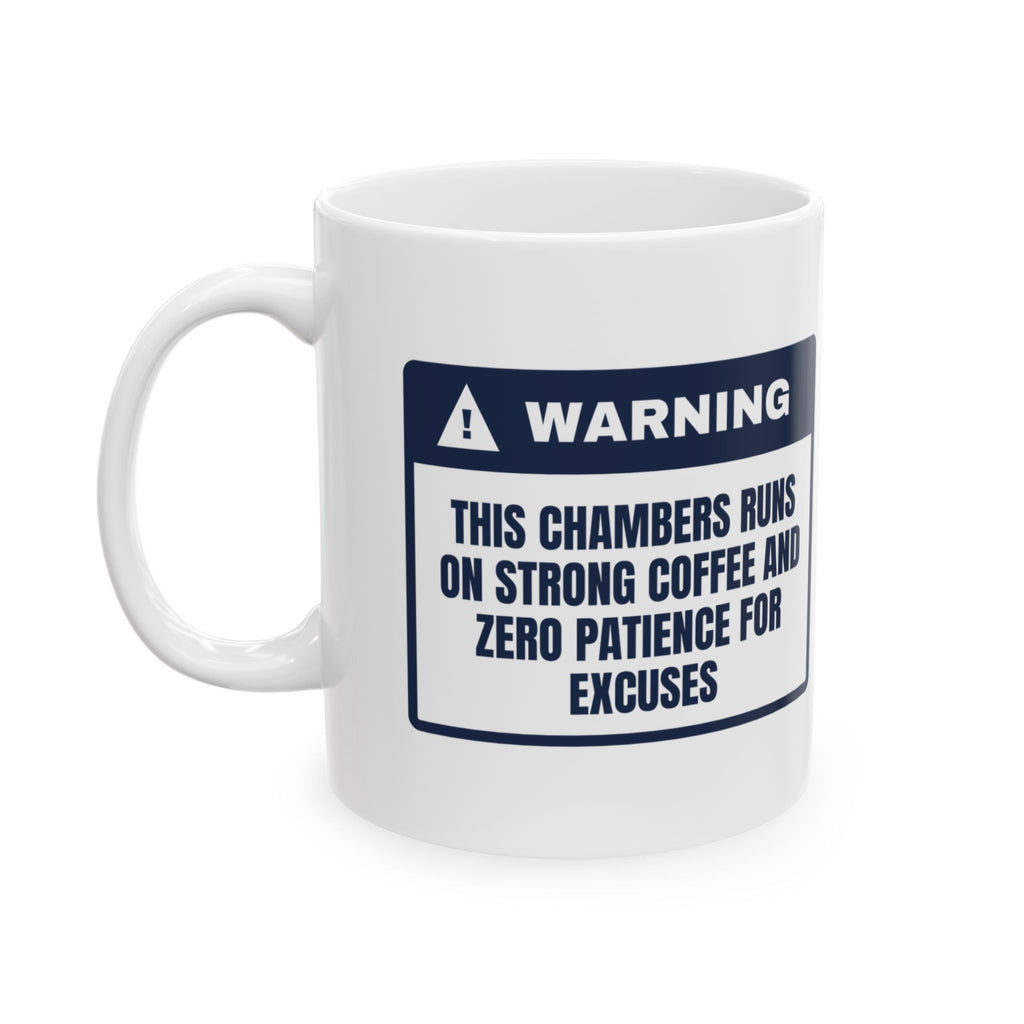 Lawyer Coffee Mug Warning Zero Patience For Excuses