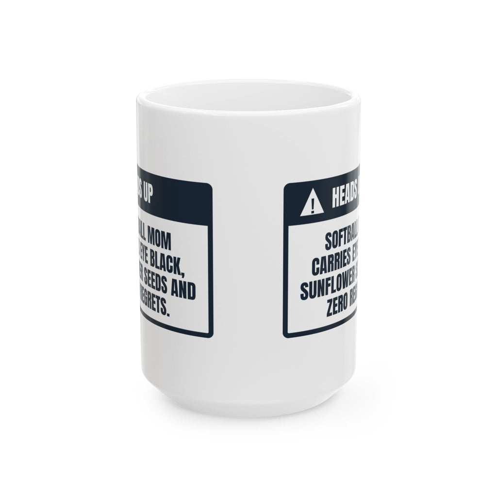 Funny Softball Mom Coffee Mug Eye Black In My Purse For Moms