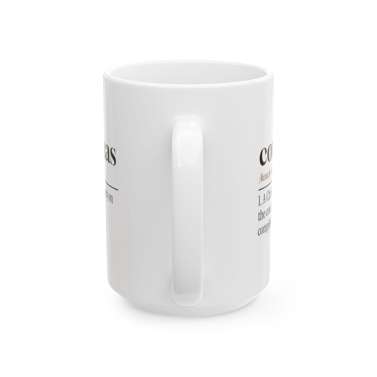 Funny Christmas Introvert Coffee Mug Couchmas Definition