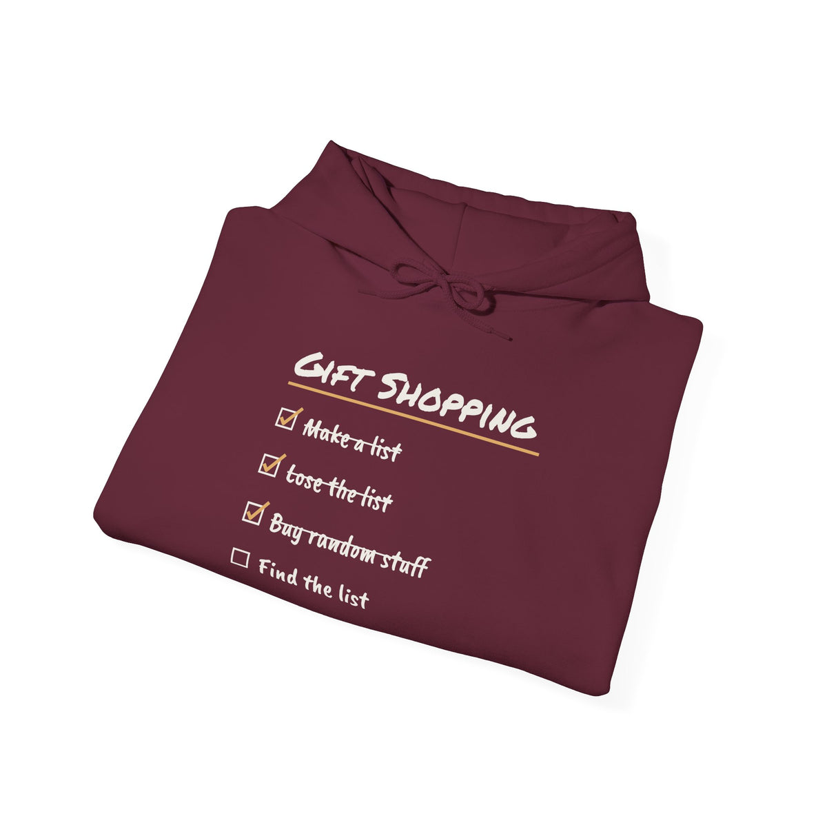 Funny Christmas Shopping Hoodie Lose The List Find It December 26