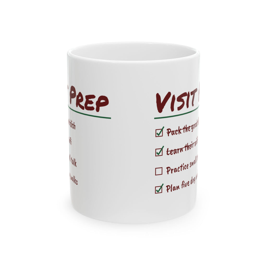 Funny Christmas In-Laws Coffee Mug Plan Five Dog Walks Checklist
