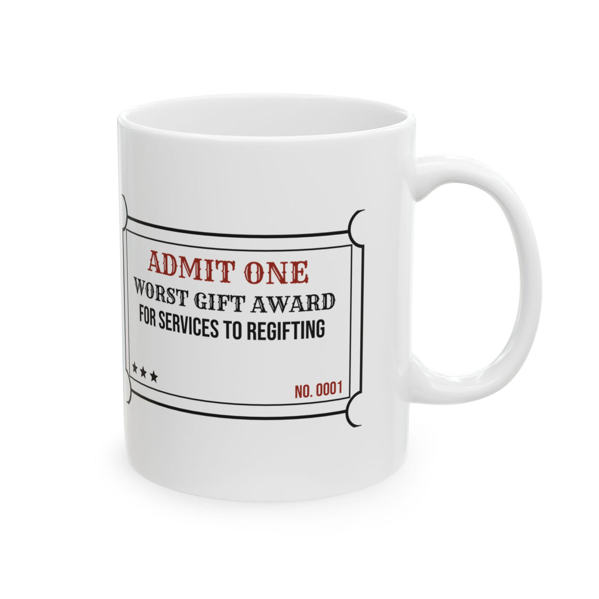 Worst Gift Award Coffee Mug For White Elephant