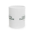 Funny Christmas Cat Coffee Mug Cat Hair On Every Ornament