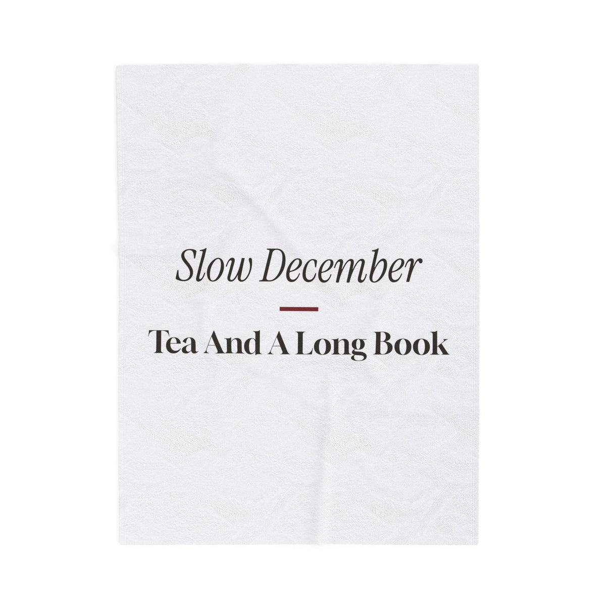 Cozy Christmas Throw Blanket Slow December Tea And A Long Book