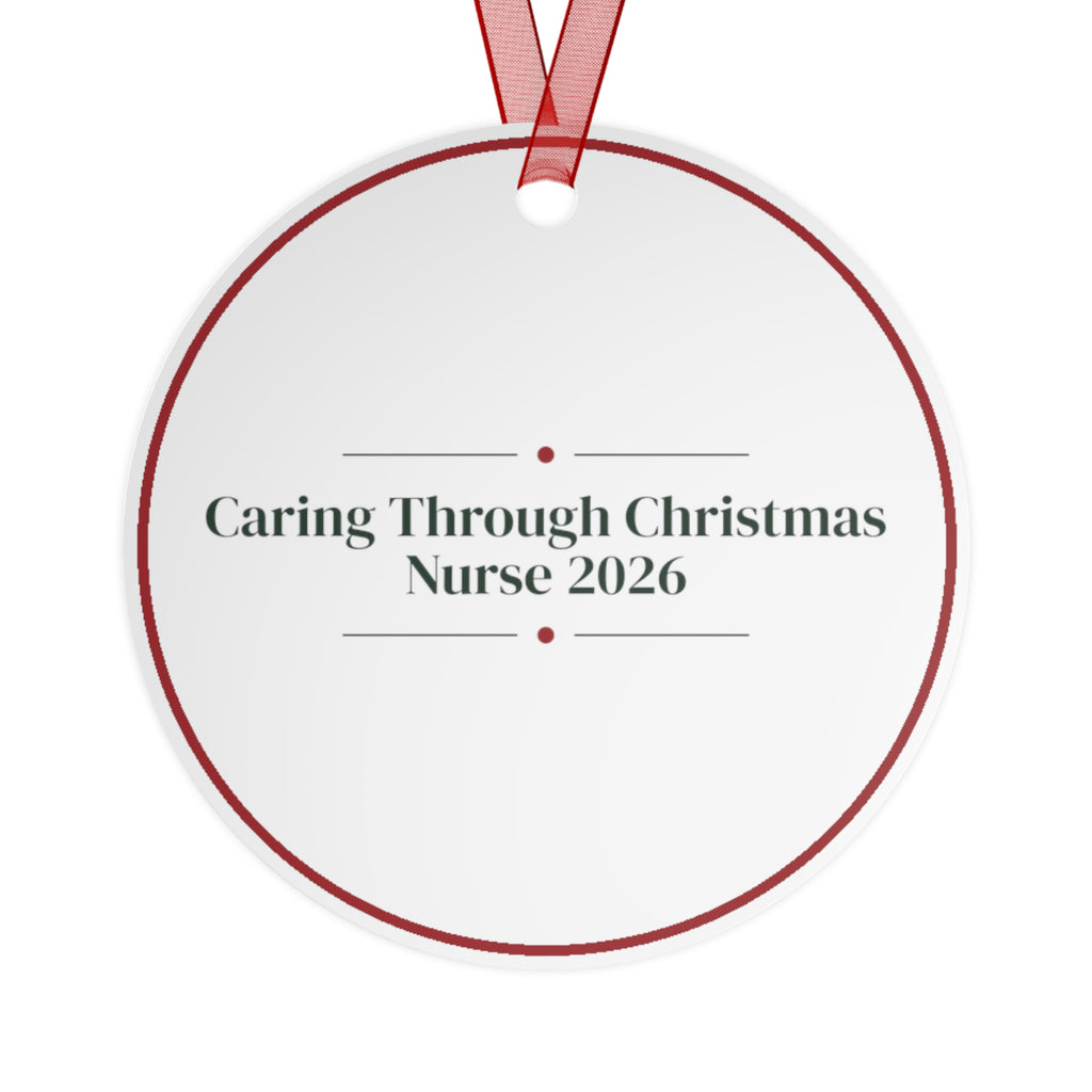 Nurse Christmas Ornament 2026 Caring Through Christmas
