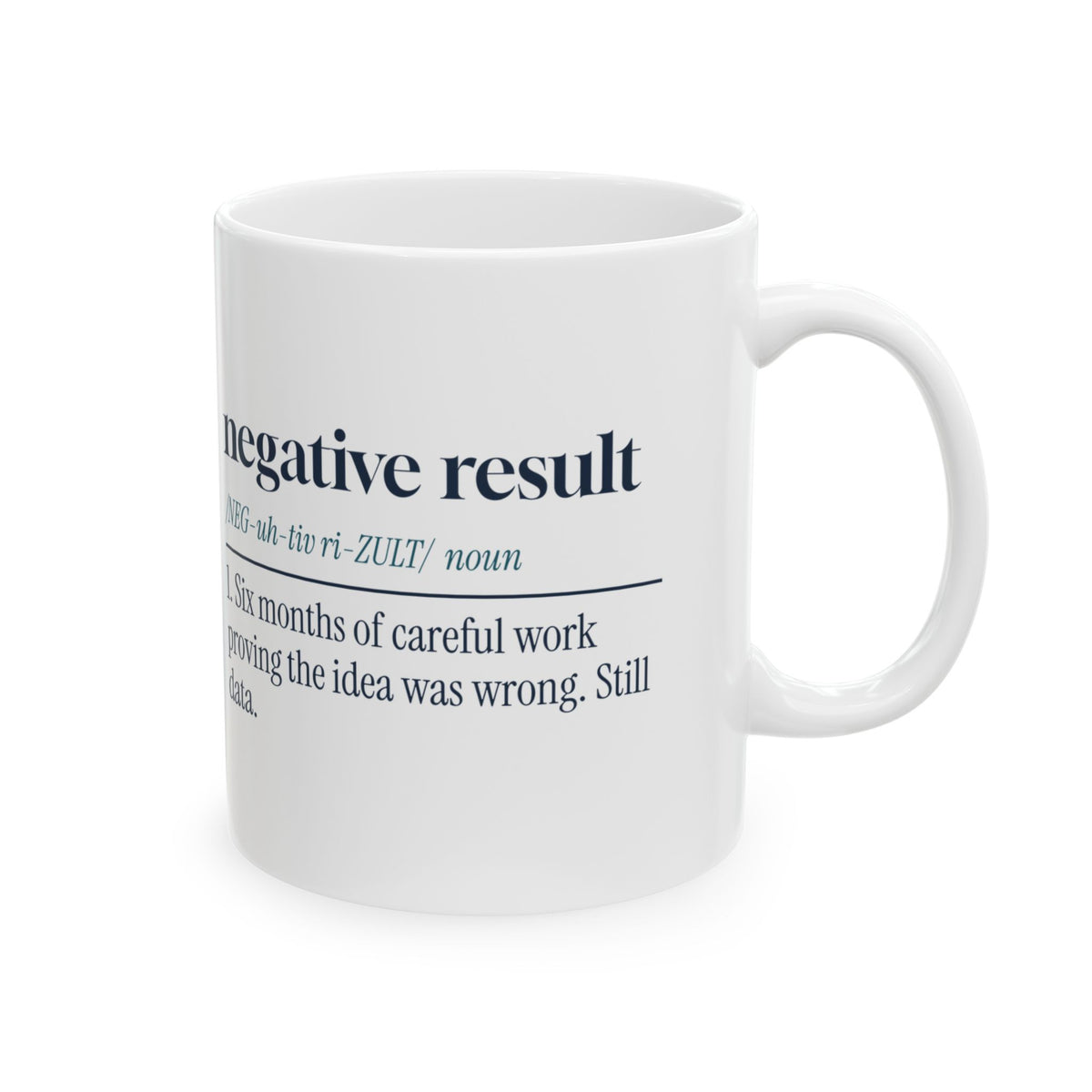 Funny Scientist Coffee Mug Negative Result Definition For Scientists