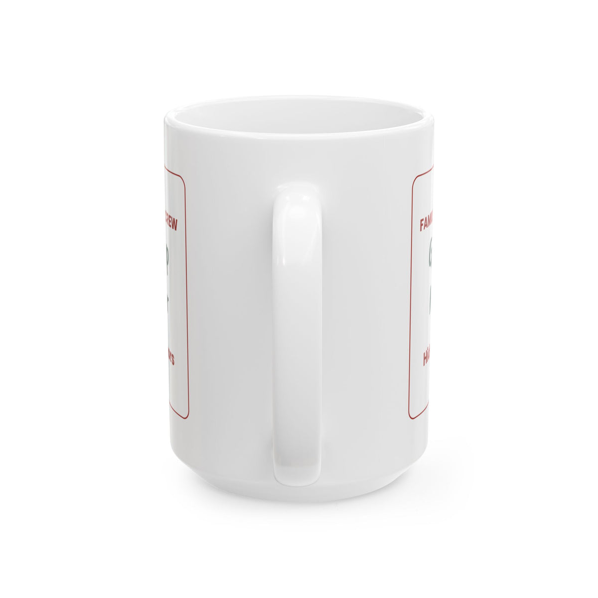 Matching Family Christmas Coffee Mug Gift Wrap Manager Family Crew