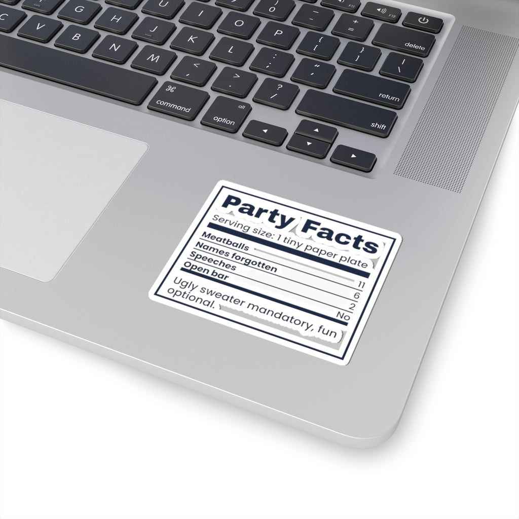 Funny Christmas Coworker Sticker Office Party Facts Label