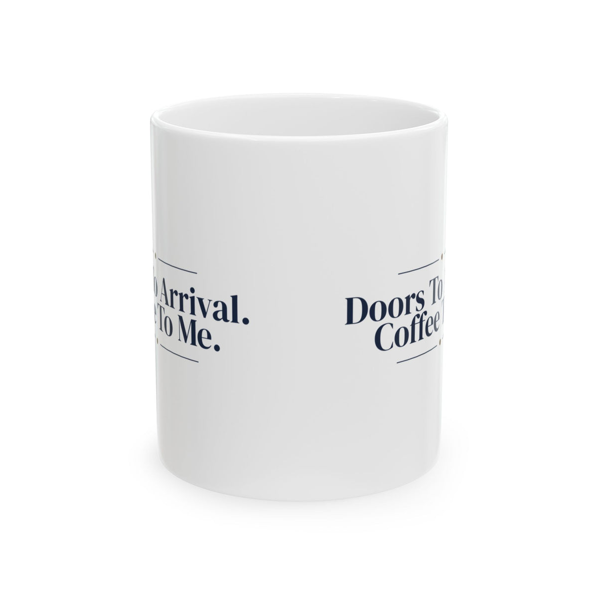 Flight Attendant Coffee Mug Doors To Arrival Coffee To Me