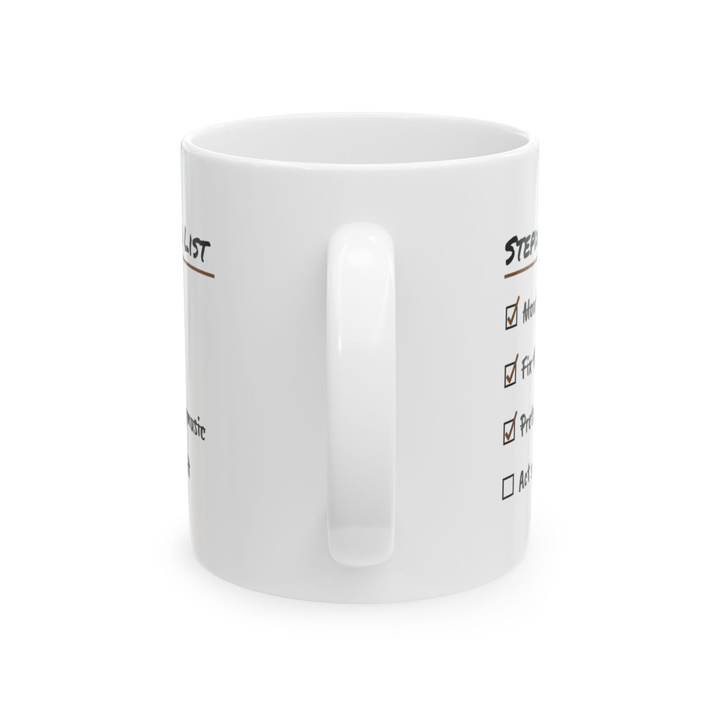 Stepdad Coffee Mug Act Surprised At For Him