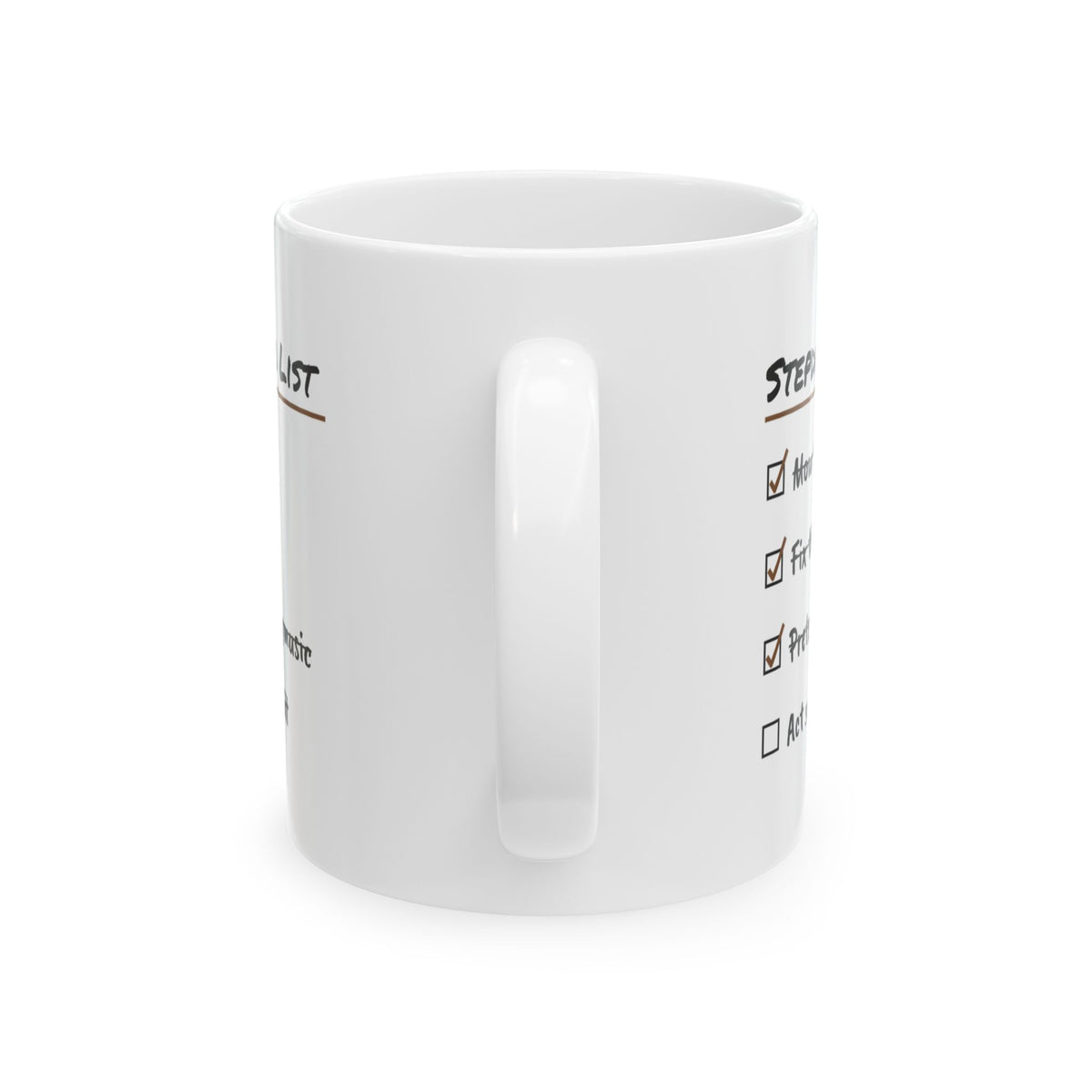 Stepdad Coffee Mug Act Surprised At For Him