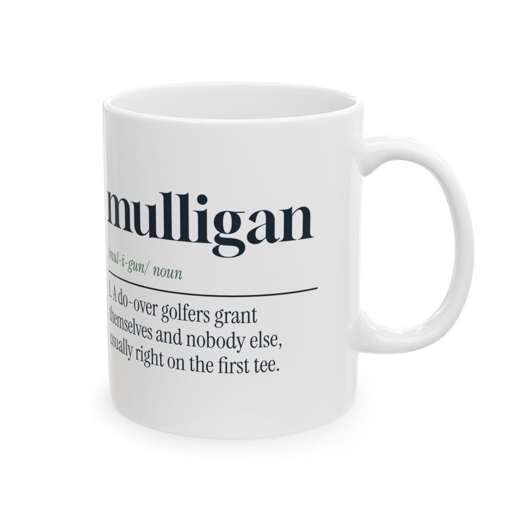Golfer Coffee Mug Mulligan Definition Self-Approved For Golf Lovers