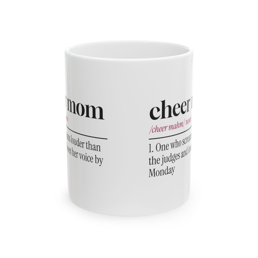 Cheer Mom Coffee Mug Screams Louder Than The Judges