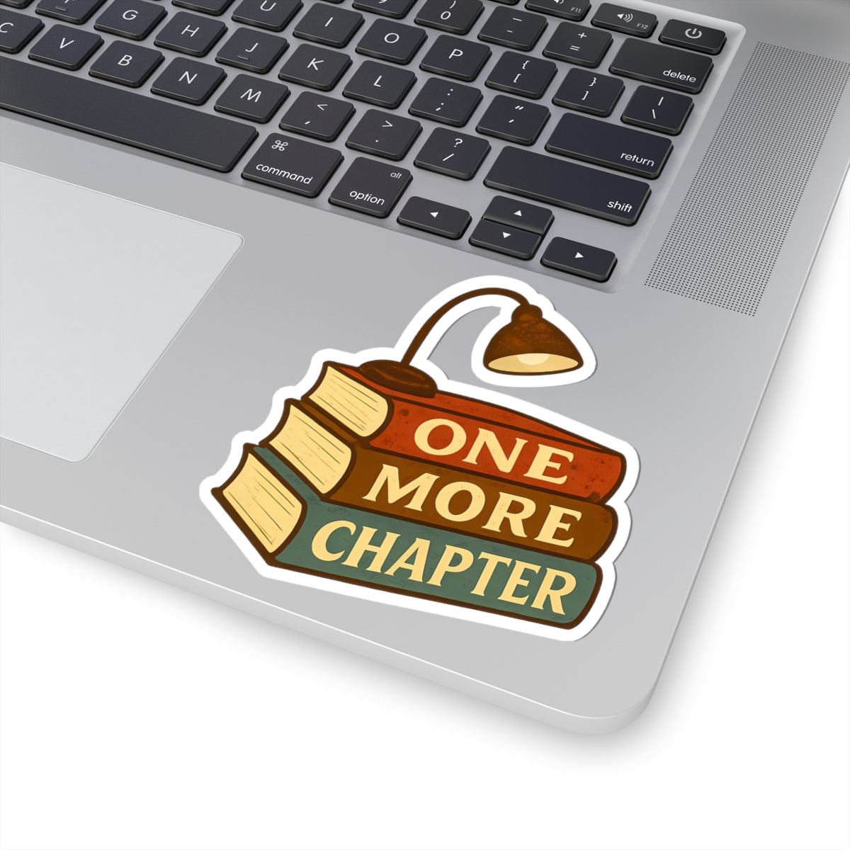 One More Chapter Funny Book Lover Reading Sticker