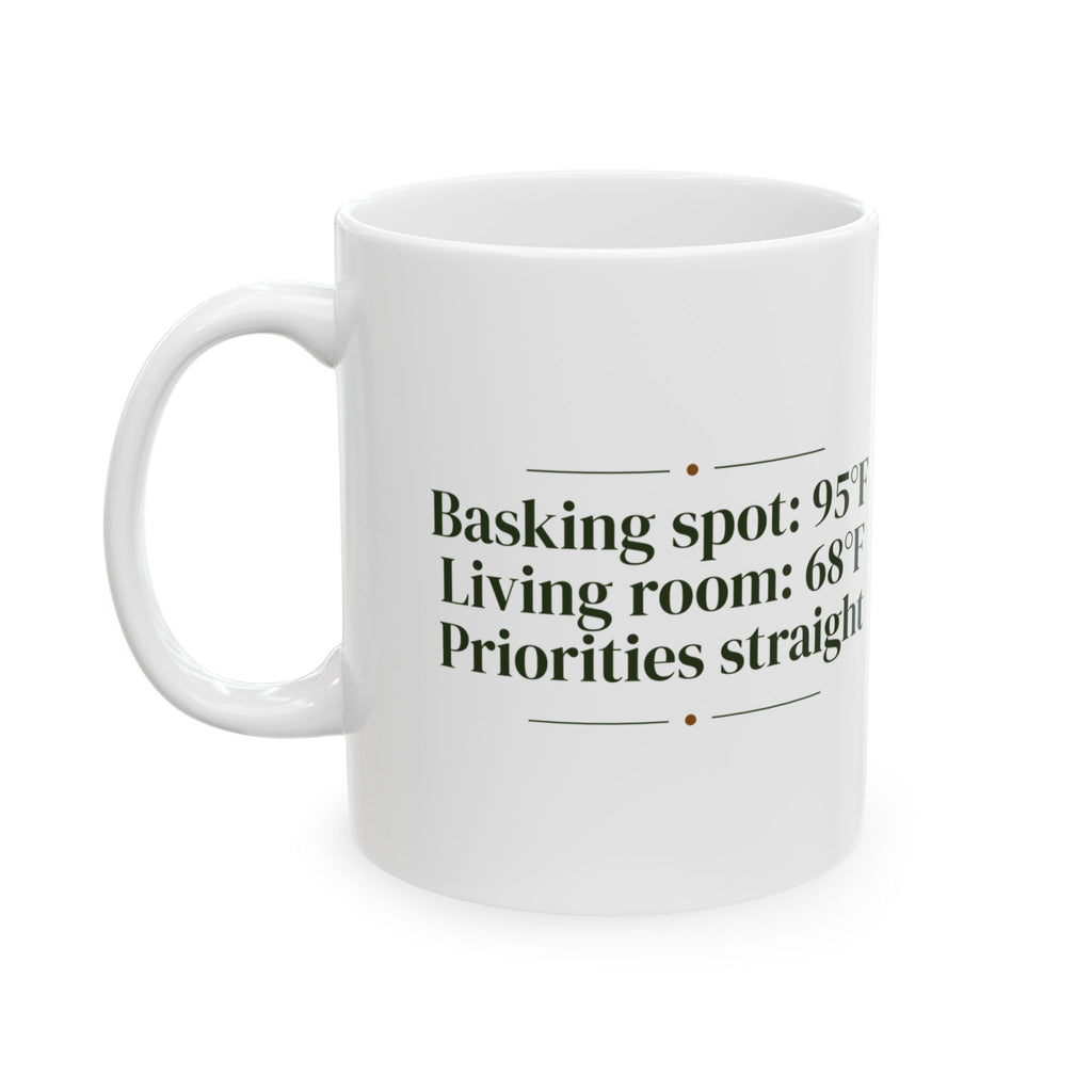 Reptile Coffee Mug Basking Spot 95°F Living Room