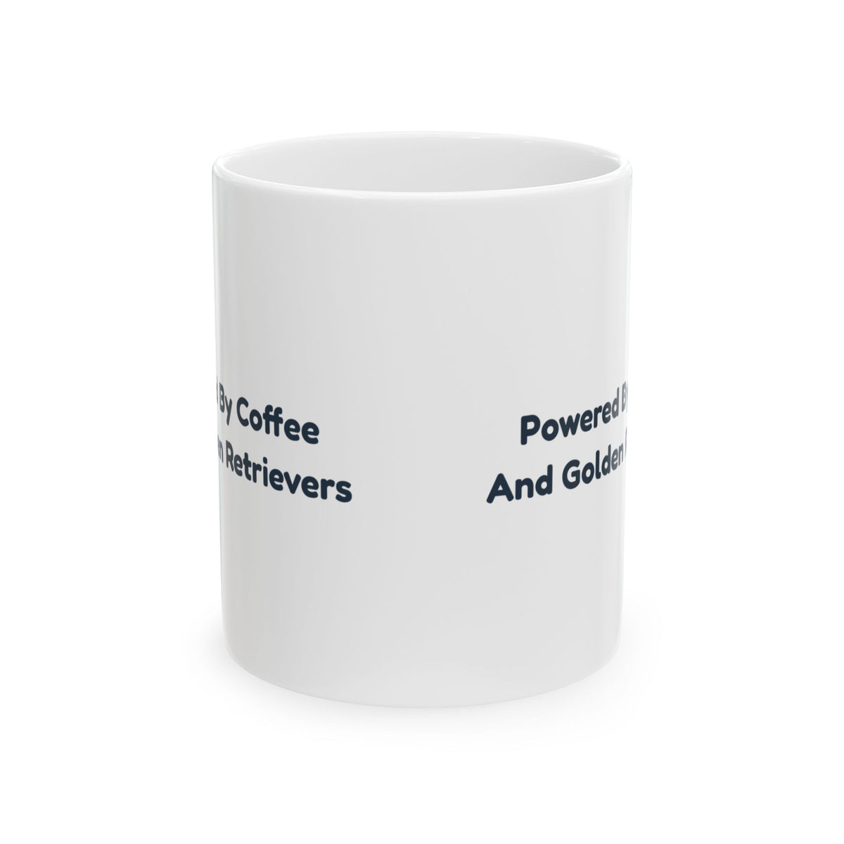 Golden Retriever Coffee Mug Powered By Coffee