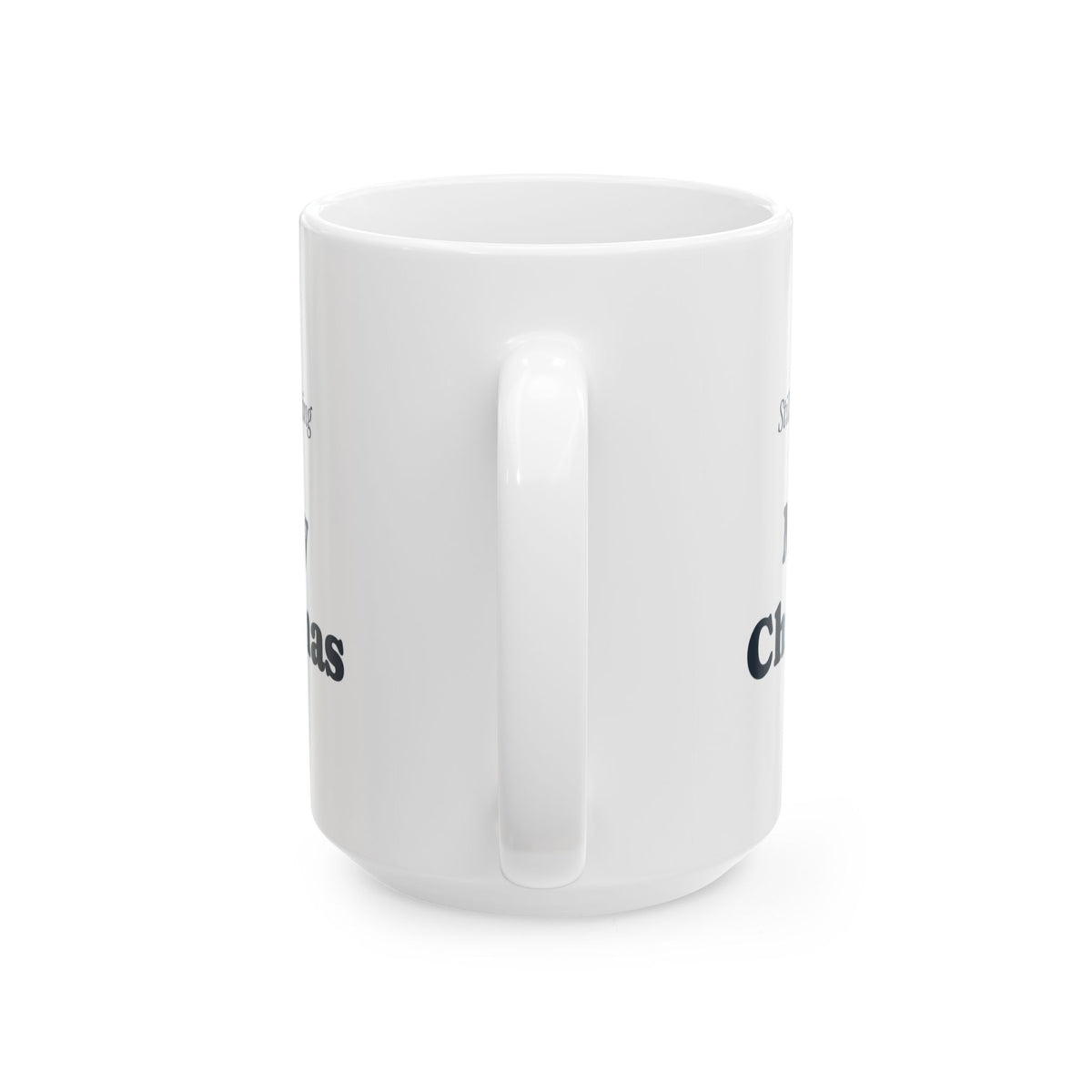 Funny Newlywed Christmas Coffee Mug Still Writing Wedding Thank Yous