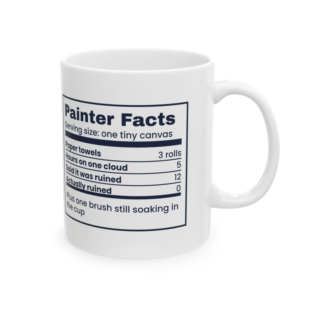 Funny Artist Coffee Mug Painter Facts Label For Painters