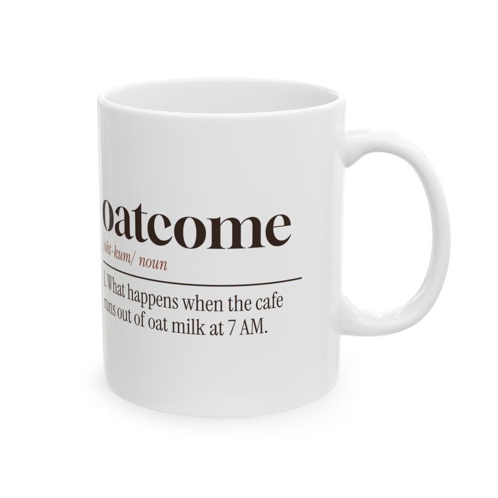 Funny Barista Coffee Mug Oatcome Definition For Baristas