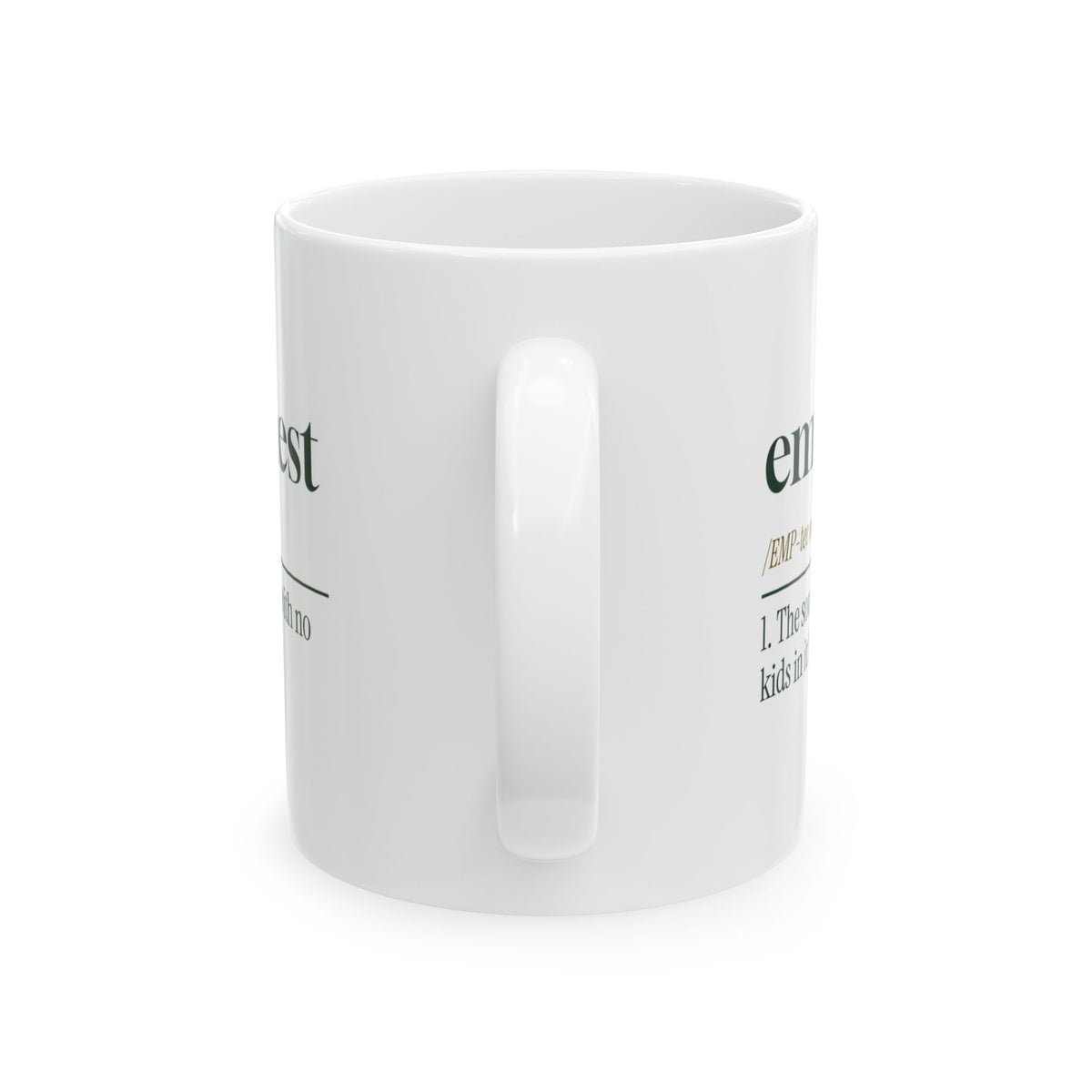 Empty Nest 8:05 A.M. Funny Mug For Parents