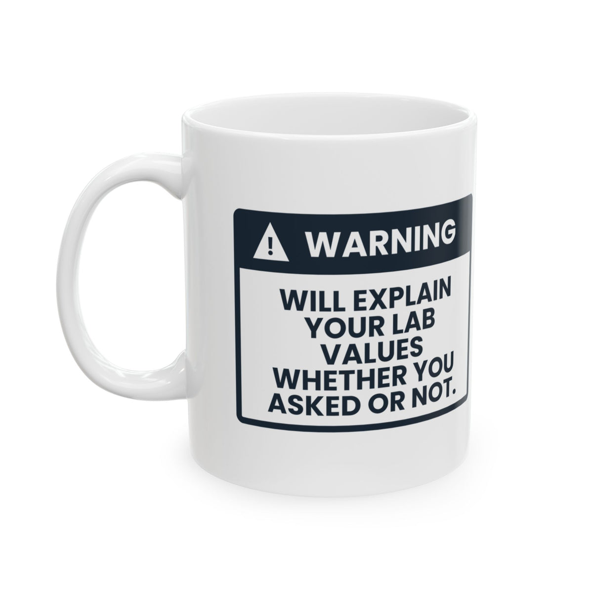 Funny Nurse Coffee Mug Warning Label For New RN Graduation