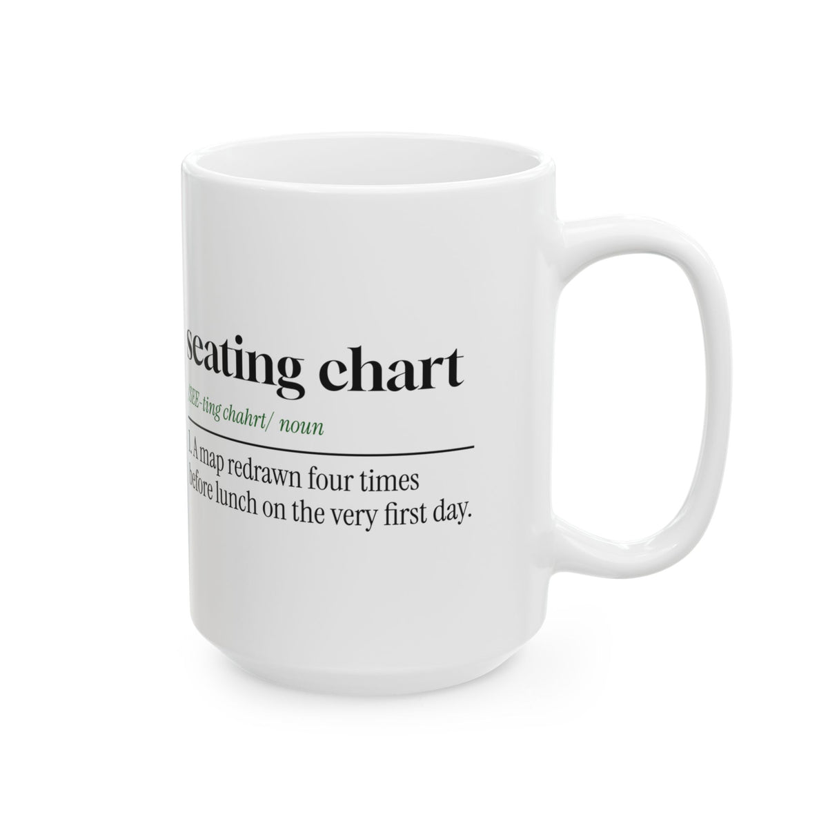 Funny Teacher Coffee Mug Seating Chart Dictionary For Teachers