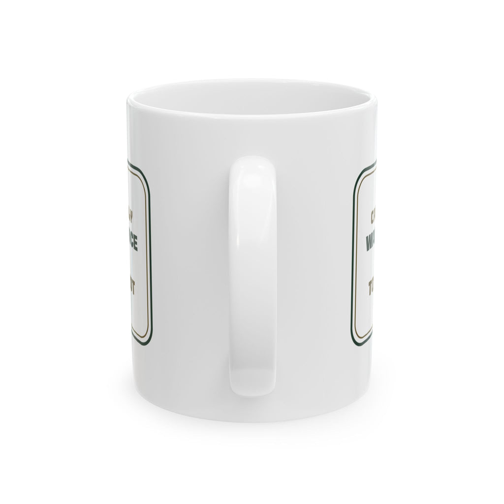 Funny Golf Coffee Mug Cart Path Only Walking Twice As Far Sign