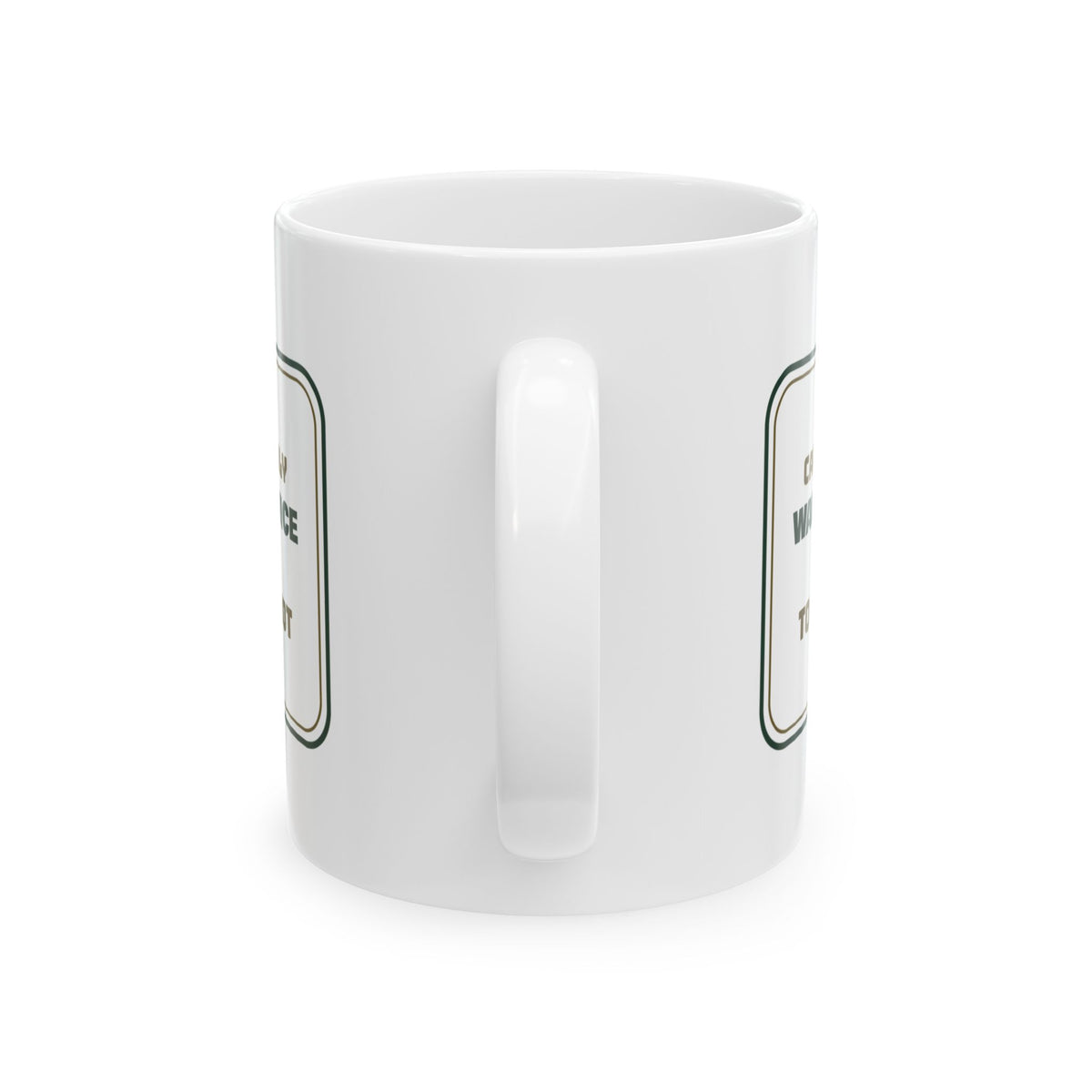 Funny Golf Coffee Mug Cart Path Only Walking Twice As Far Sign