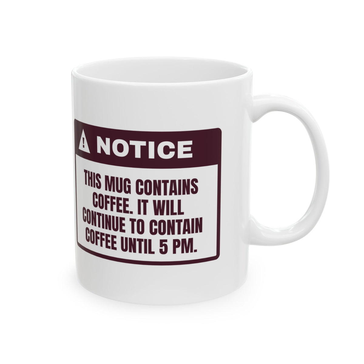 Funny Wine Lover Coffee Mug This Is Coffee Until 5 PM