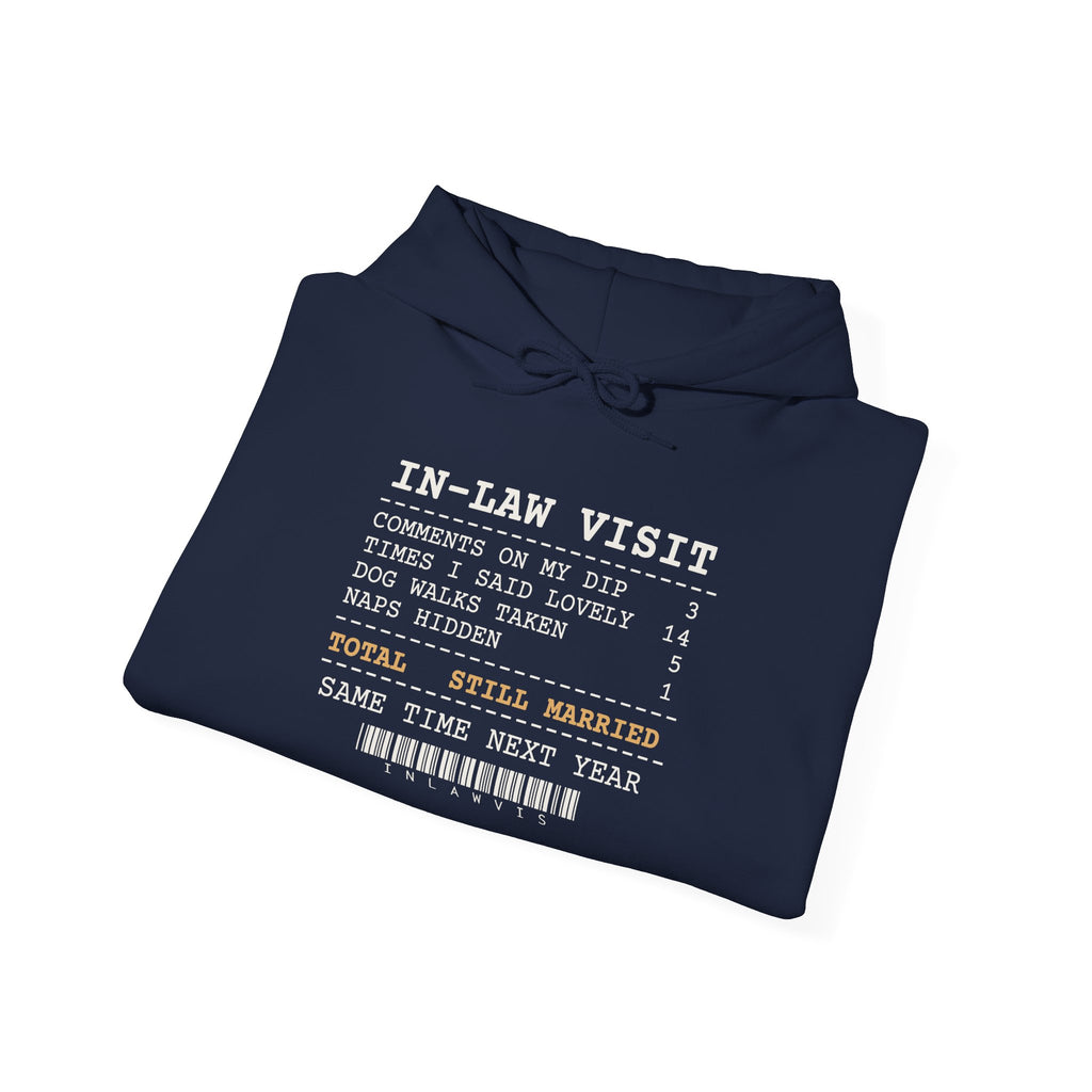 Funny Christmas In-Laws Hoodie Times I Said Lovely 14 Receipt
