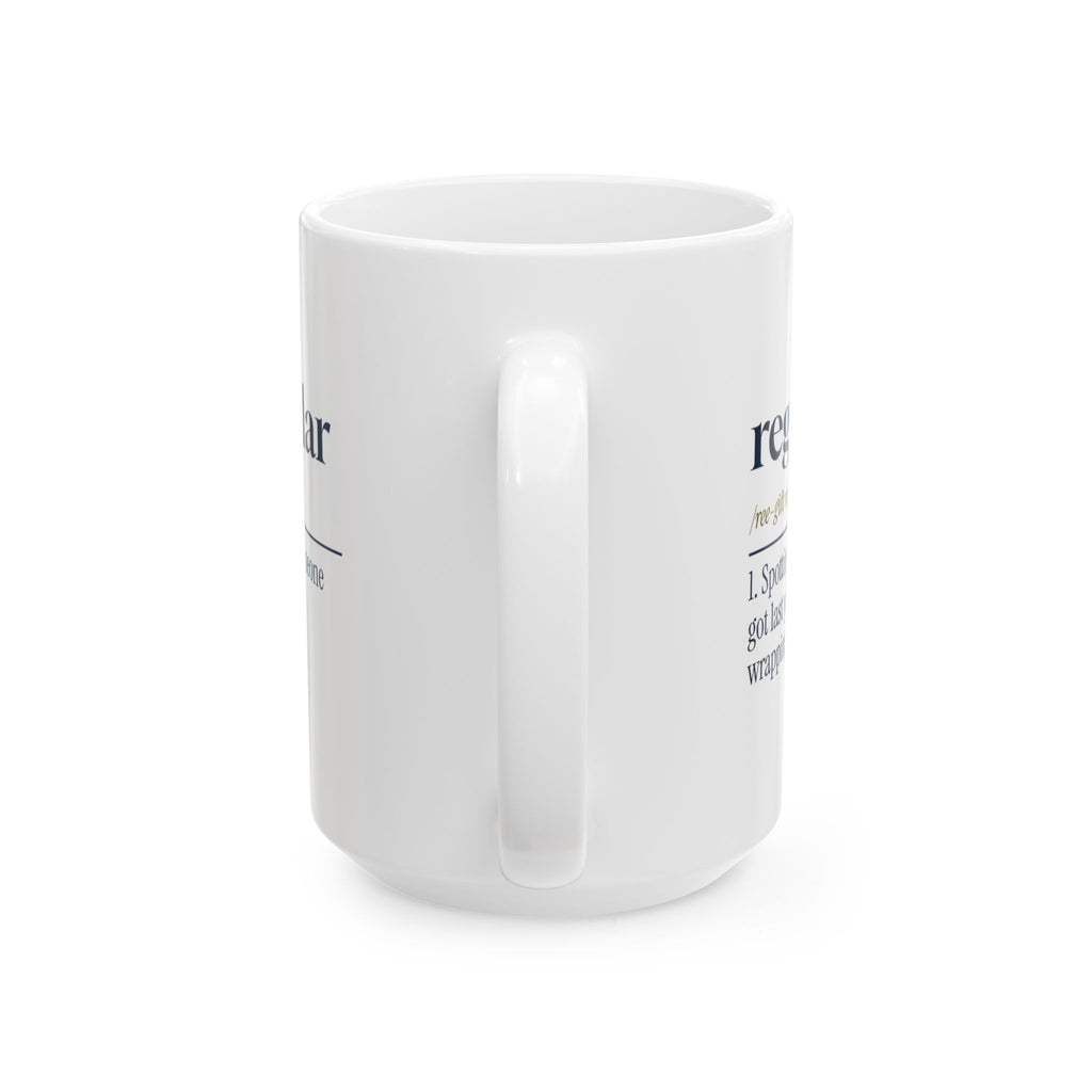 Funny White Elephant Coffee Mug Regift Radar Dictionary Definition
