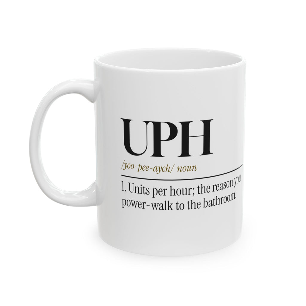 Funny Warehouse Worker Coffee Mug UPH Units Per Hour