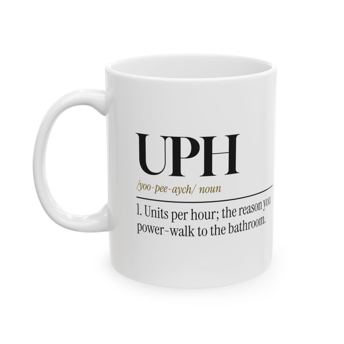 Funny Warehouse Worker Coffee Mug UPH Units Per Hour